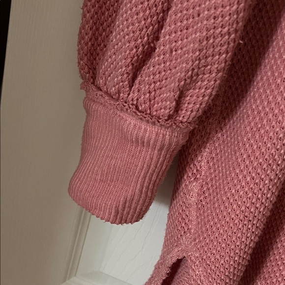 We The Free Dusty Rose Cowl Neck Sweater - Picture 3 of 5